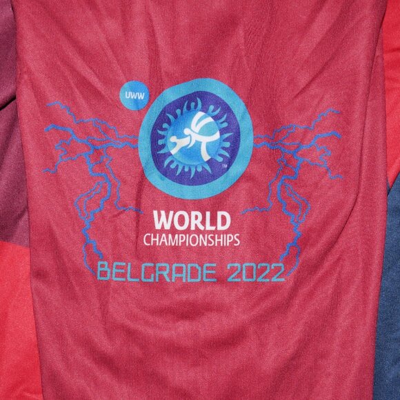 Nike Dri-Fit Team USA 1/4 Zip Pullover Men's Shirt Jacket Size XXL 2XL Belgrade - Picture 4 of 10